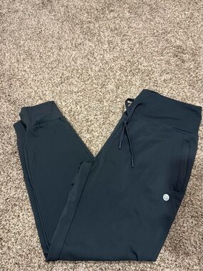 Women's Dark Grey Jogger Sweatpants with Drawstring Waist